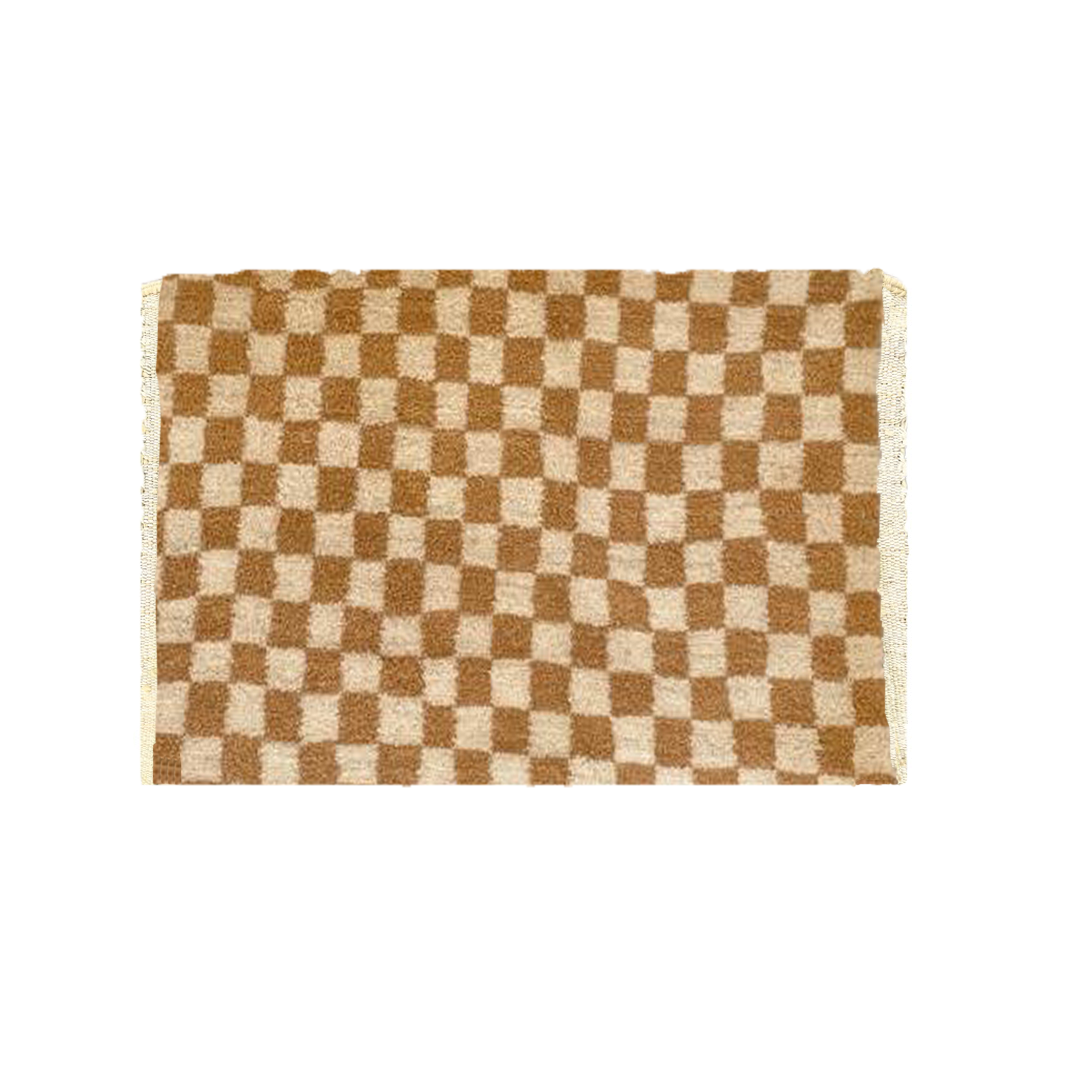 Cleo Rug - Checkered - Knotted Weave