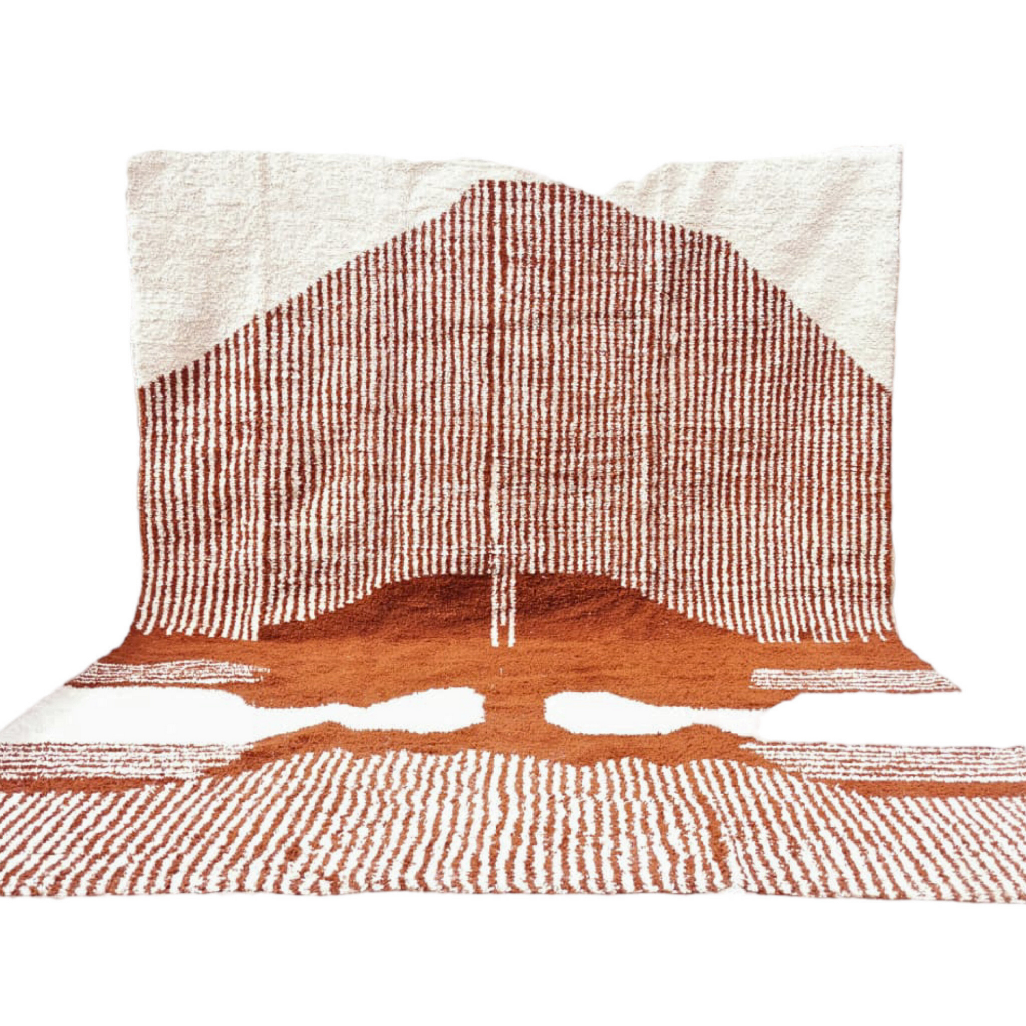 Fun Guy Rug  - Knotted Weave