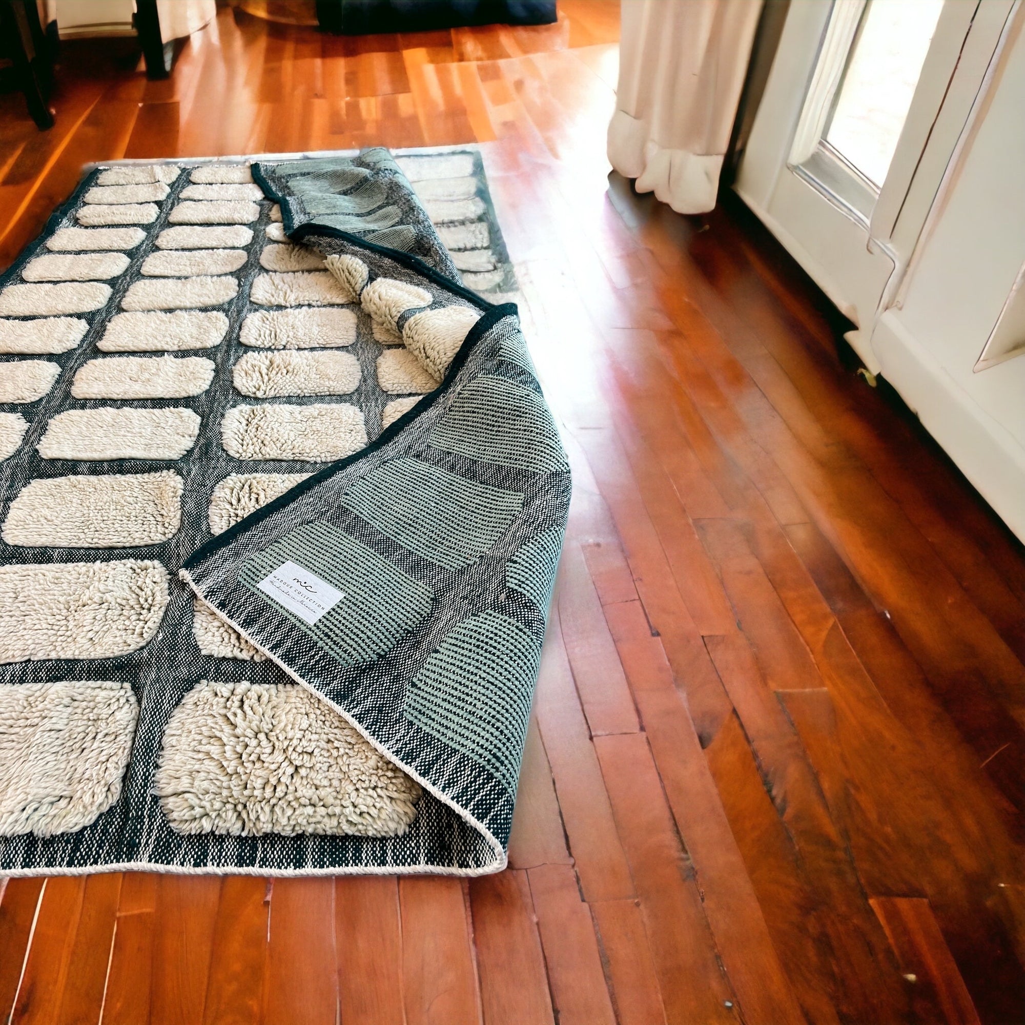 Thalia Rug - White - High-Low