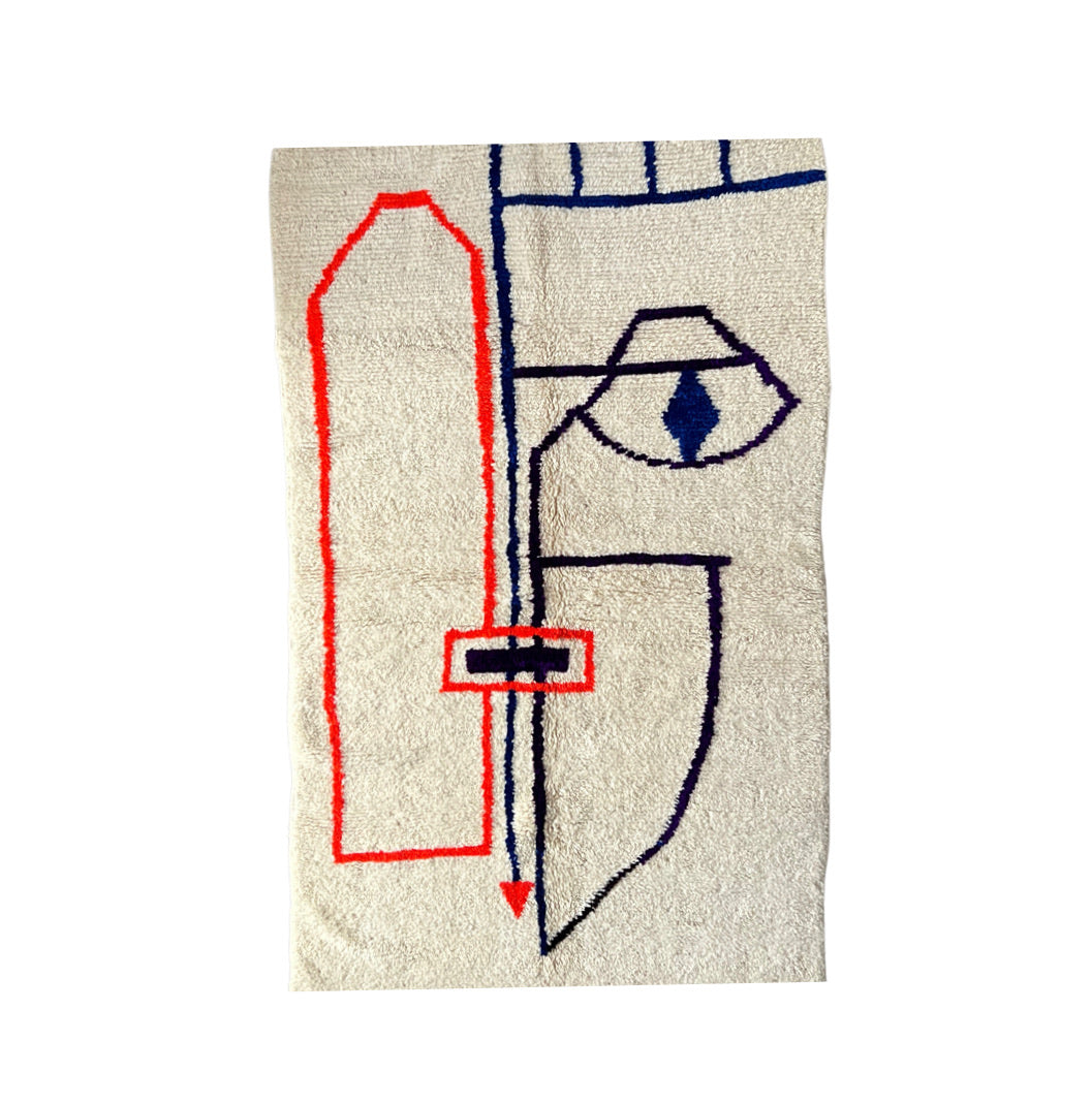 Grego Rug - Abstract Design - Knotted Weave