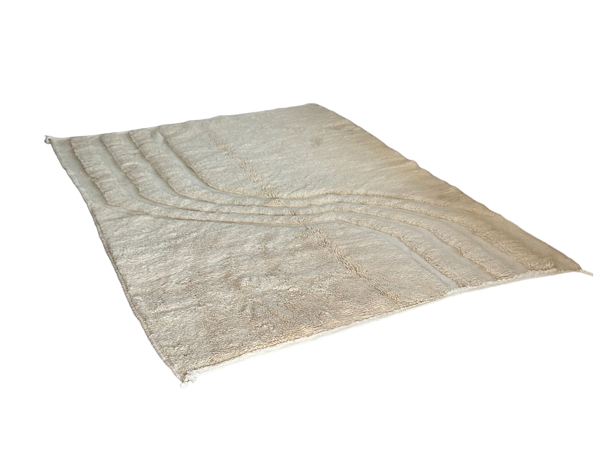 Brixton Rug - White | Orange - High-Low