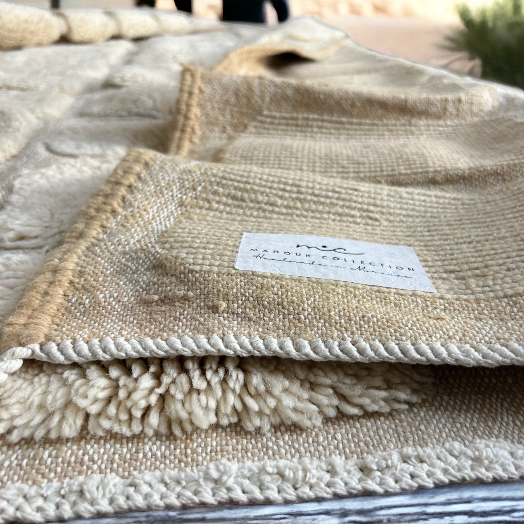 Thalia Rug - White - High-Low
