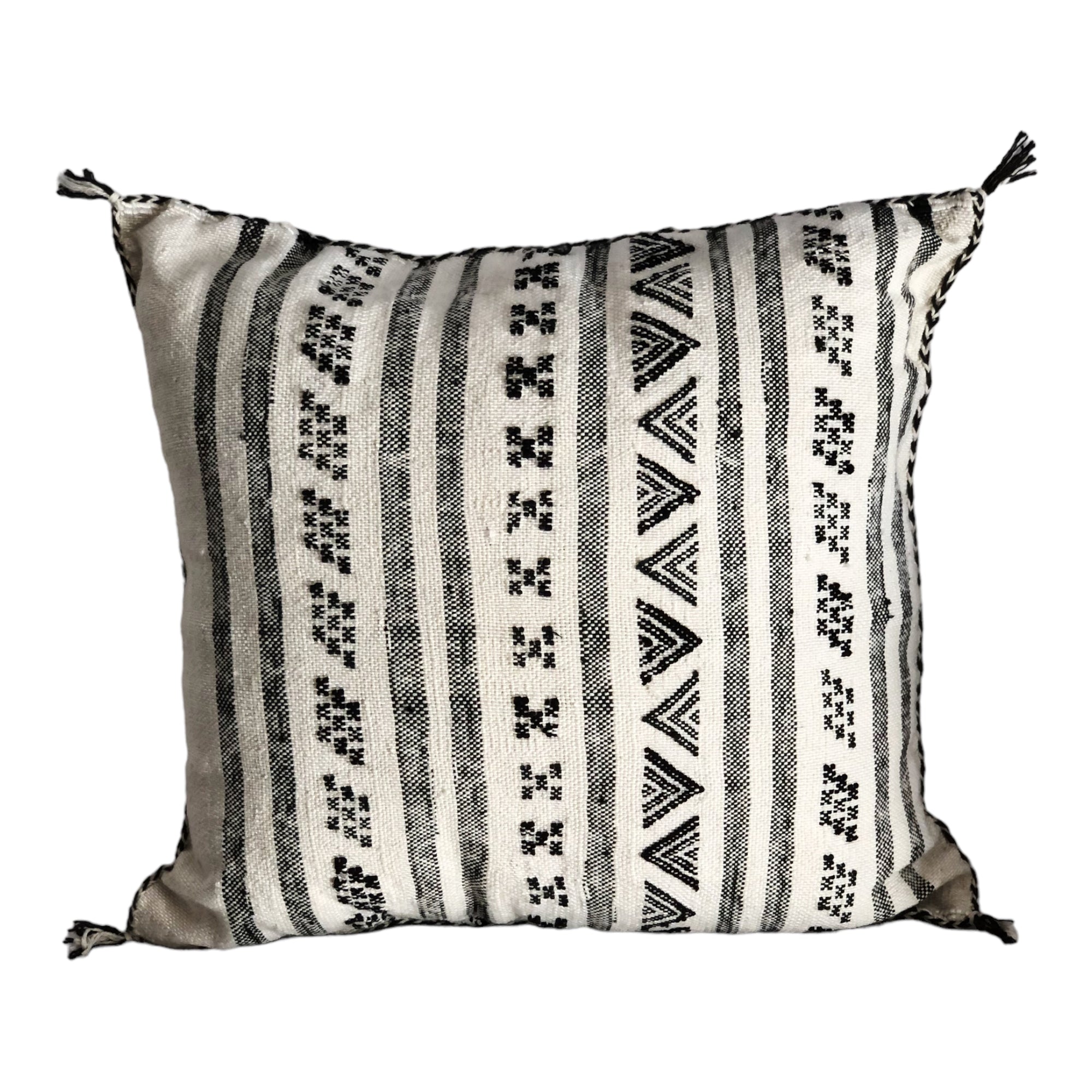 Sabra Pillow - Zebra - Cactus Silk