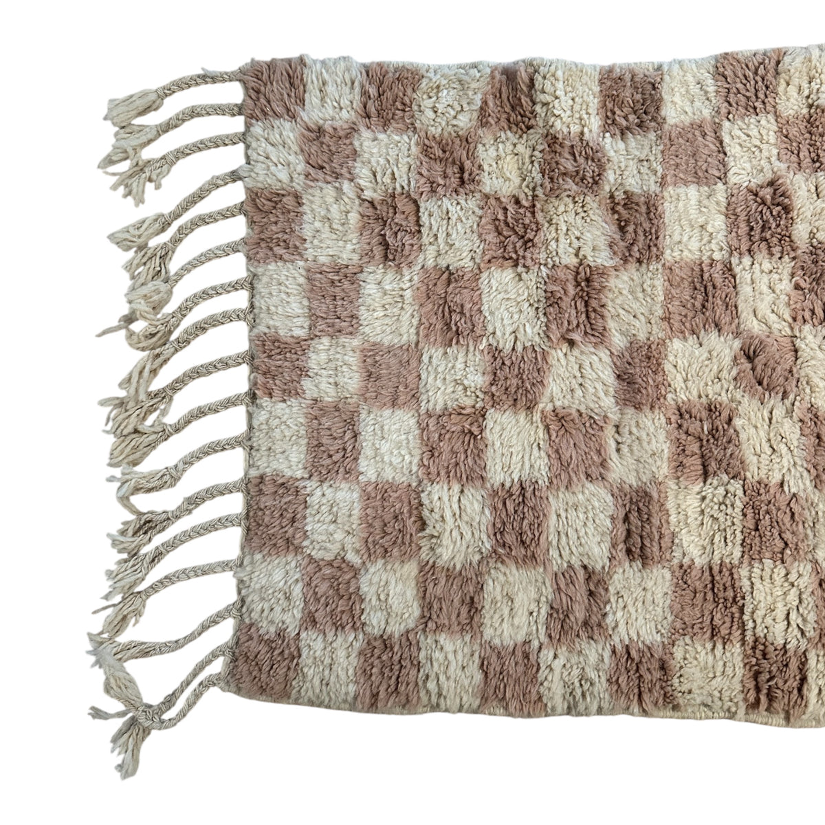 Cleo Rug Cleo Rug – Knotted Wool Checkered Rug in Bold Artisan Colors