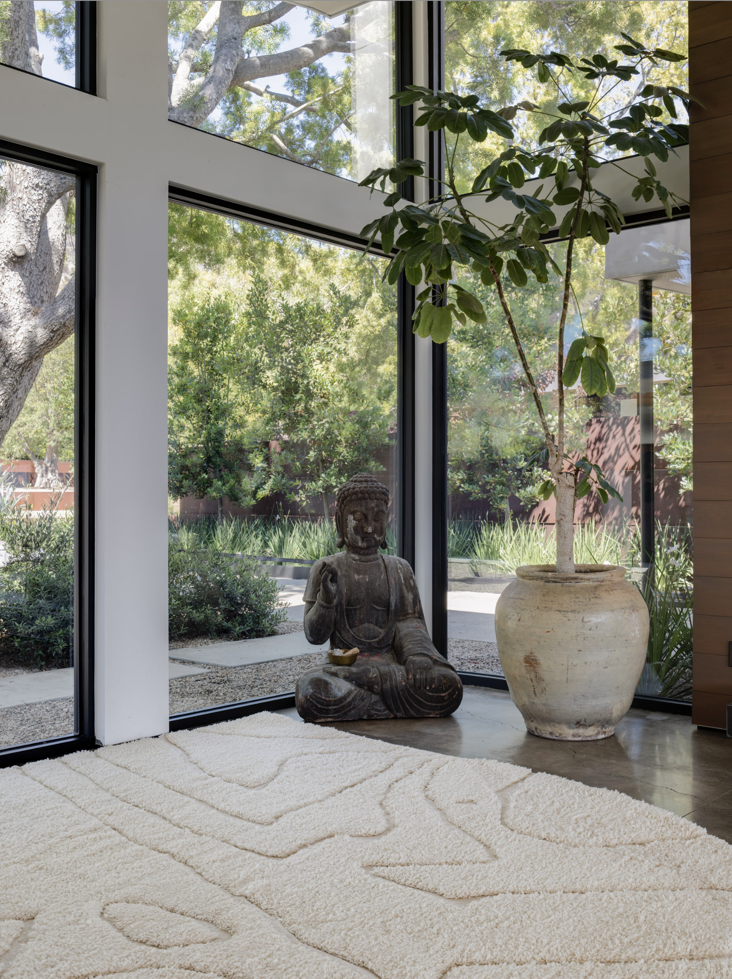 Madouk x MELLON - Ceremony Rug - White - High-Low