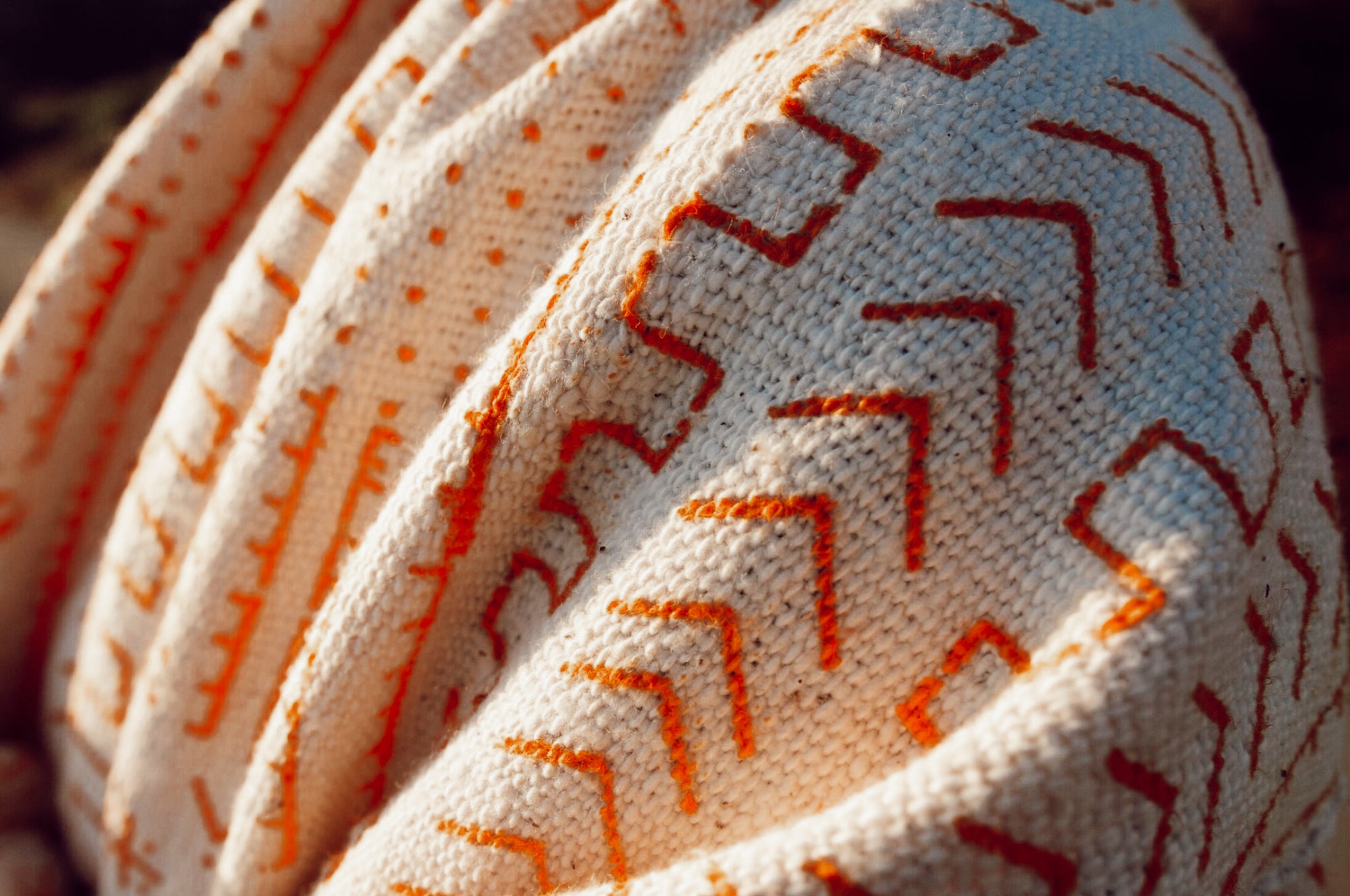 Mali Mud Cloth Blankets - Design